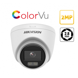 Hikvision - Câmera IP Dome ColorVu 2 MP DS-2CD1327G0-L 2.8MM
