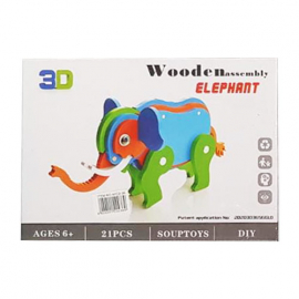 Wooden assembly Elefante