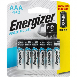 PILHAS - ENERGIZER MAX PLUS AAA 4+2