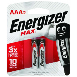 Energizer  Max AAA2 Bl 2un E92bp2