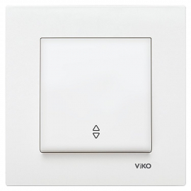 Viko - Comutador escada simples - Branca