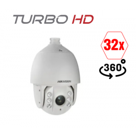 Hikvision - 7-inch 2 MP 32X Powered by DarkFighter IR Analog Speed Dome