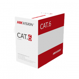 Hikvision - Cabo de rede UTP CAT6 DS-1LN6U-W/CCA
