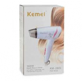 KEMEI Secador de cabelo (AC), 1600W KM-2605