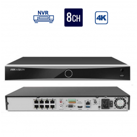 Hikvision - NVR AcuSense 4K de 8 canais 1U 8 POE