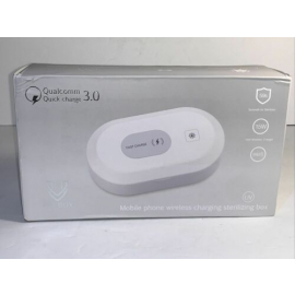 Caixa De Esterilização UV De Carregamento Rápido Sem Fio P/ Telefone Qualcomm Quick Charge 3.0