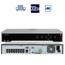 Hikvision -NVR 4K de 32 canais 1.5U 16P