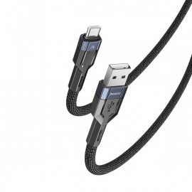YESIDO CA106 - USB cabo de dados preto Tipo C 1.2m