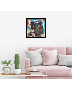 Quadro Artístico - Capitão pug dog
