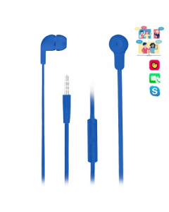 IN-EAR NGS PLASTICO 1.2M CABO 3.5MM BLUE CROSSKIP