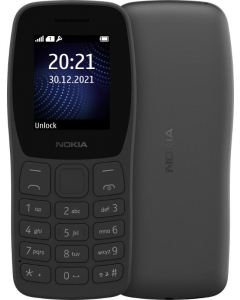 Celular Nokia 105, 32MB, 2G TELA 1.8'' - Charcol